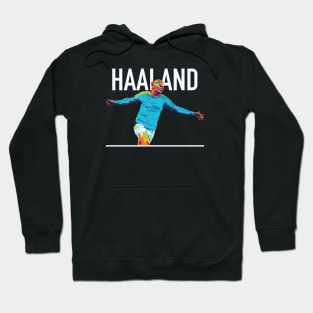 Erling Haaland In Wpap Pop Art Hoodie